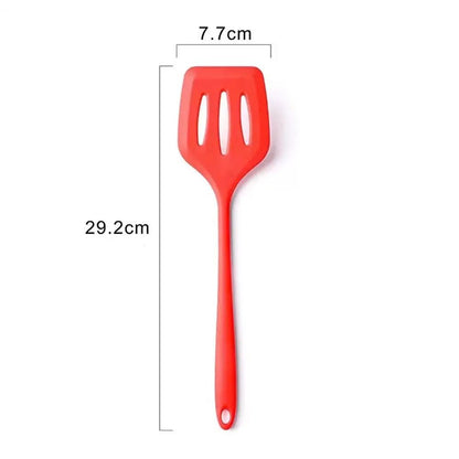 Wide Silicone Spatula Shovel Turner For Nonstick Cookware 7