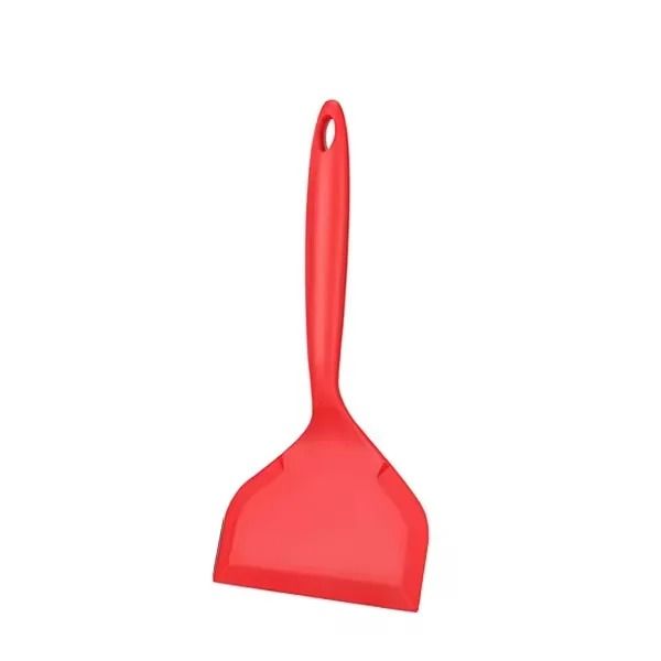 Wide Silicone Spatula Shovel Turner For Nonstick Cookware 8