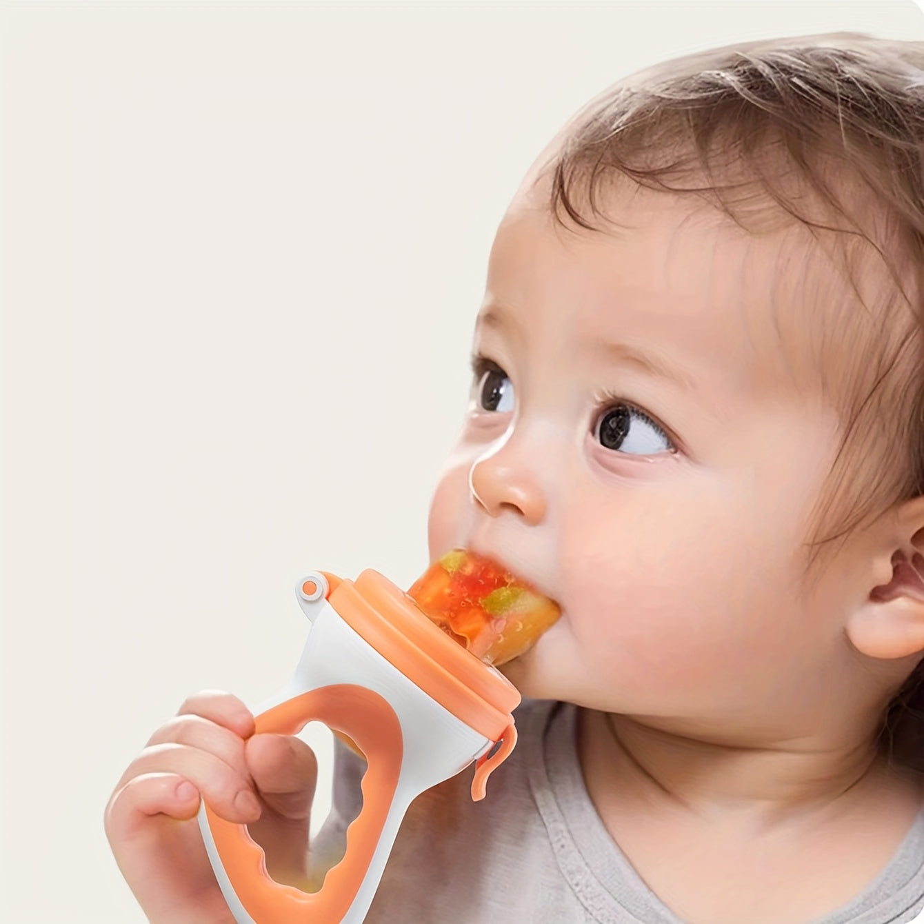 Fresh Food Feeder, Baby Fruit Feeder, Juice Feeding Utensils, Safe Silicone Feeder for Toddlers and Infants