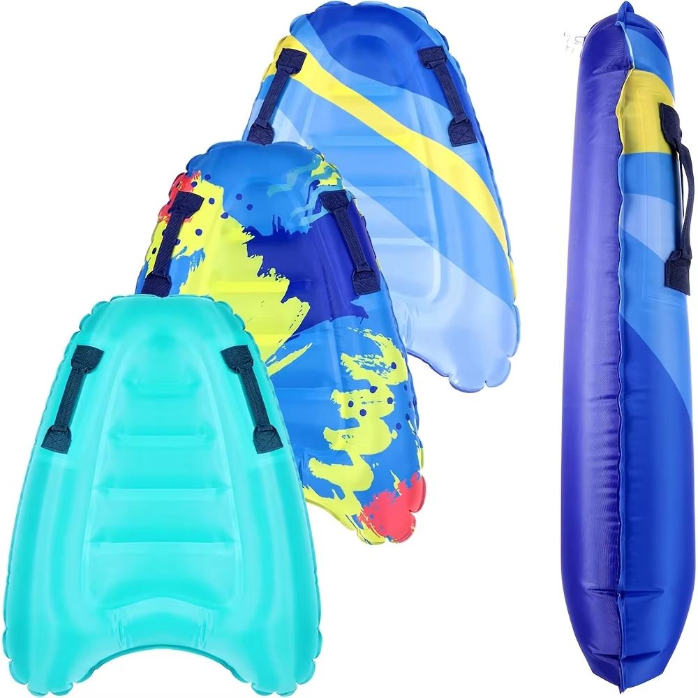 WaveGlider Thick PVC Inflatable Surfboard  Portable Water Ski  Pool Surf Board 1