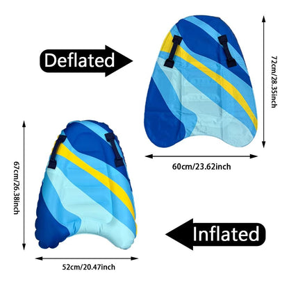 WaveGlider Thick PVC Inflatable Surfboard  Portable Water Ski  Pool Surf Board 5