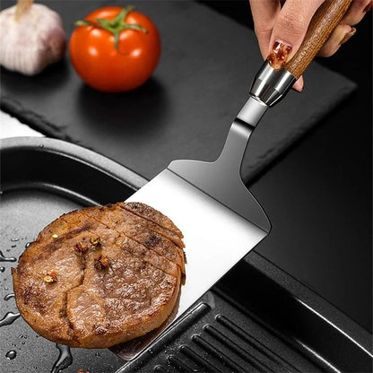 Stainless Steel Square Head Cooking Spatula 1