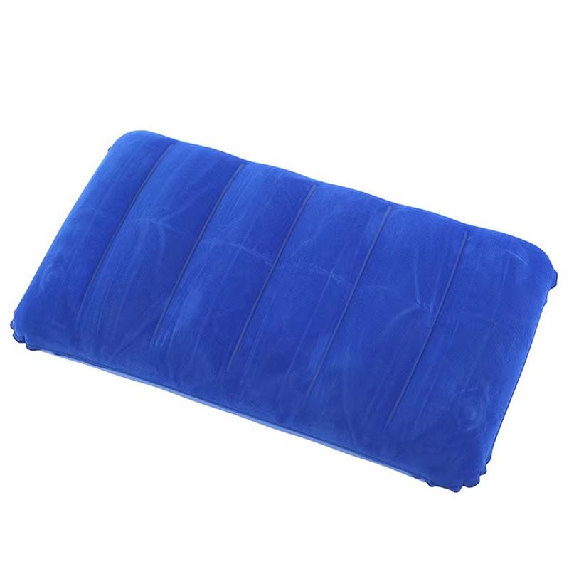 TravelEase Flocked Inflatable Neck Pillow  UltraCompact Support For Travel Camping  Business Trips 10