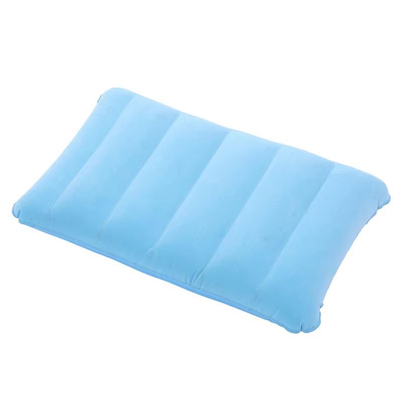 TravelEase Flocked Inflatable Neck Pillow  UltraCompact Support For Travel Camping  Business Trips 12