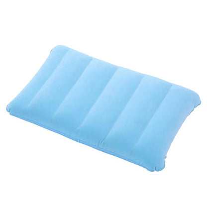 TravelEase Flocked Inflatable Neck Pillow  UltraCompact Support For Travel Camping  Business Trips 12