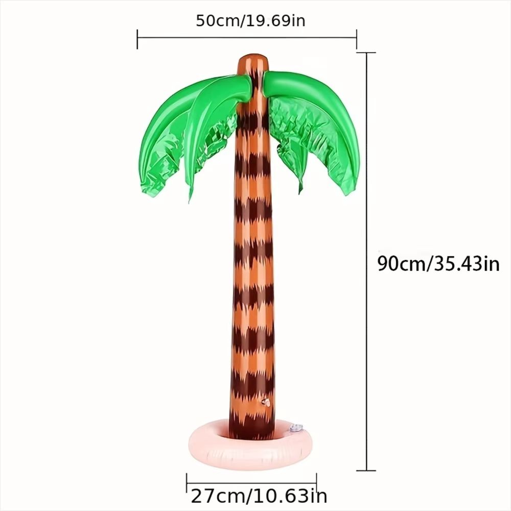 TropiScene 31 Ft Inflatable Coconut Tree Decor  Poolside  Outdoor Party Prop 1