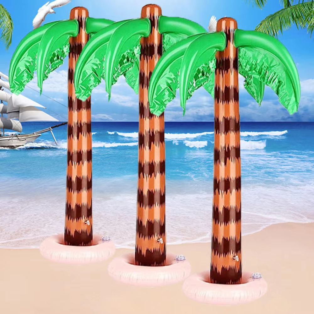 TropiScene 31 Ft Inflatable Coconut Tree Decor  Poolside  Outdoor Party Prop 5