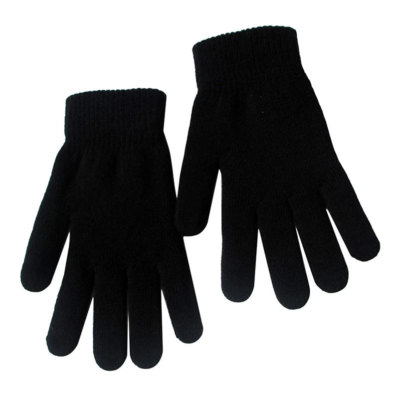 Women Knitted Winter Gloves Full Finger Mittens 9