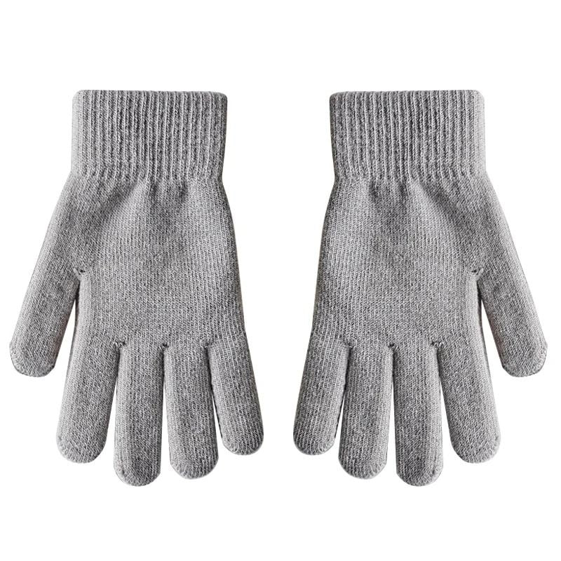 Women Knitted Winter Gloves Full Finger Mittens 11