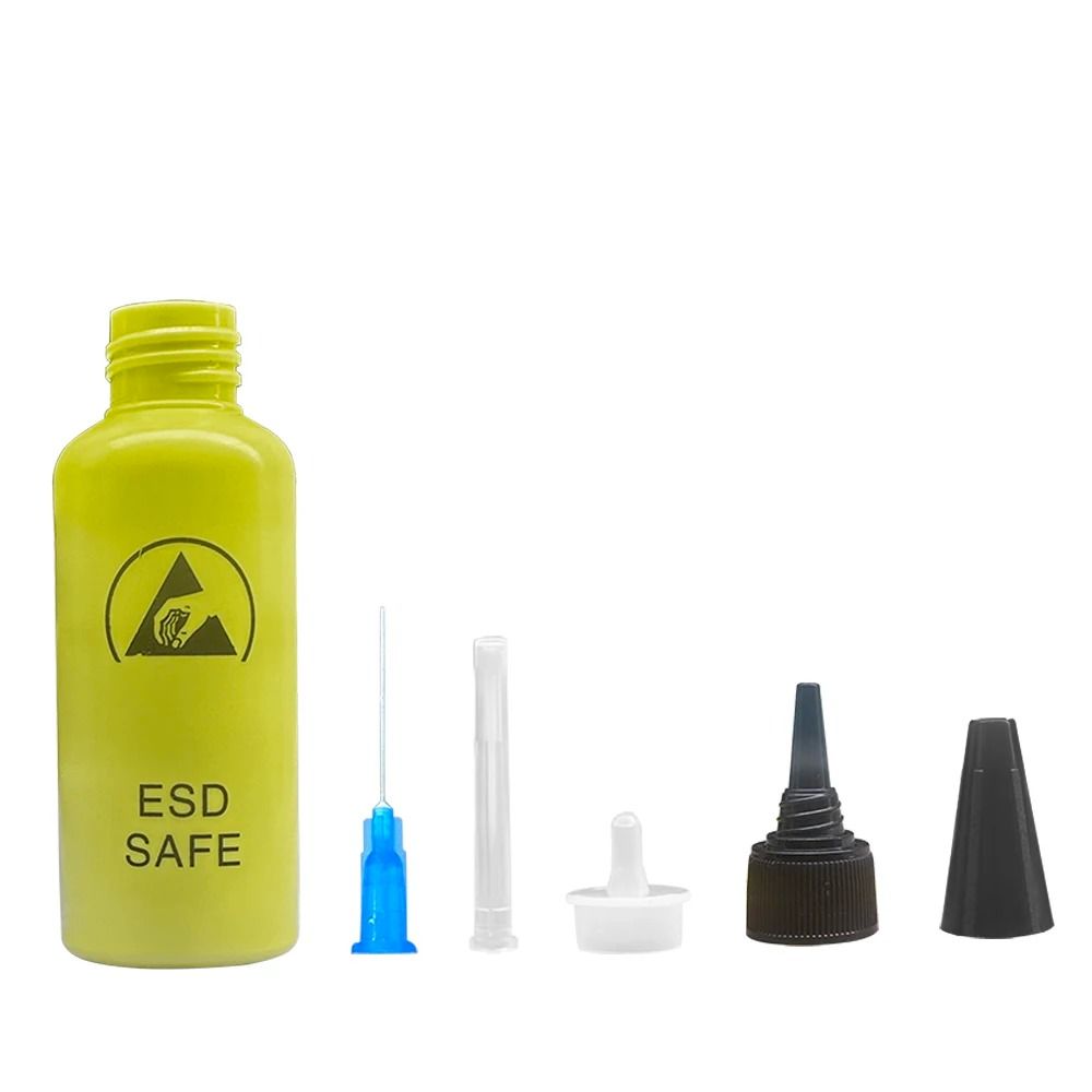 Anti Static Solvent Bottle With Needle 65ml Leak Proof Dispenser 9