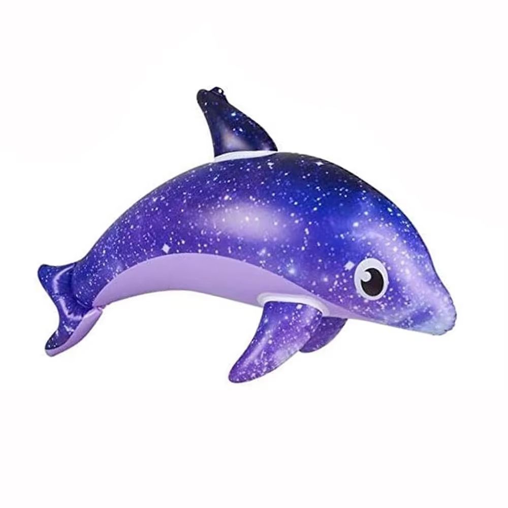 RainbowSplash Inflatable Dolphin Toy  OceanTheme Party  Pool Decoration 7
