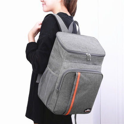 Portable Thermal Lunch Bag Cooler Ice Insulated Case Durable Oxford Food Box Waterproof Camping Din 2