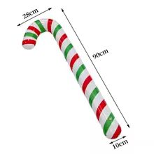 FestiveCane Thick PVC Inflatable Candy Cane Decoration  Outdoor Holiday Ornament 9