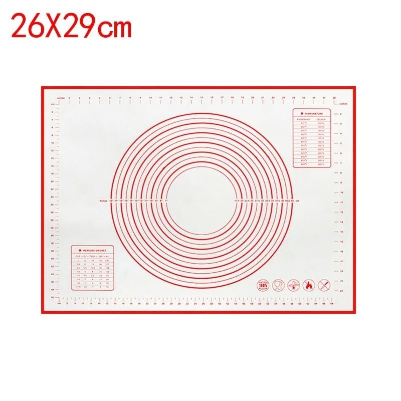 Silicone Baking Mat Non Stick Kneading Pad 8