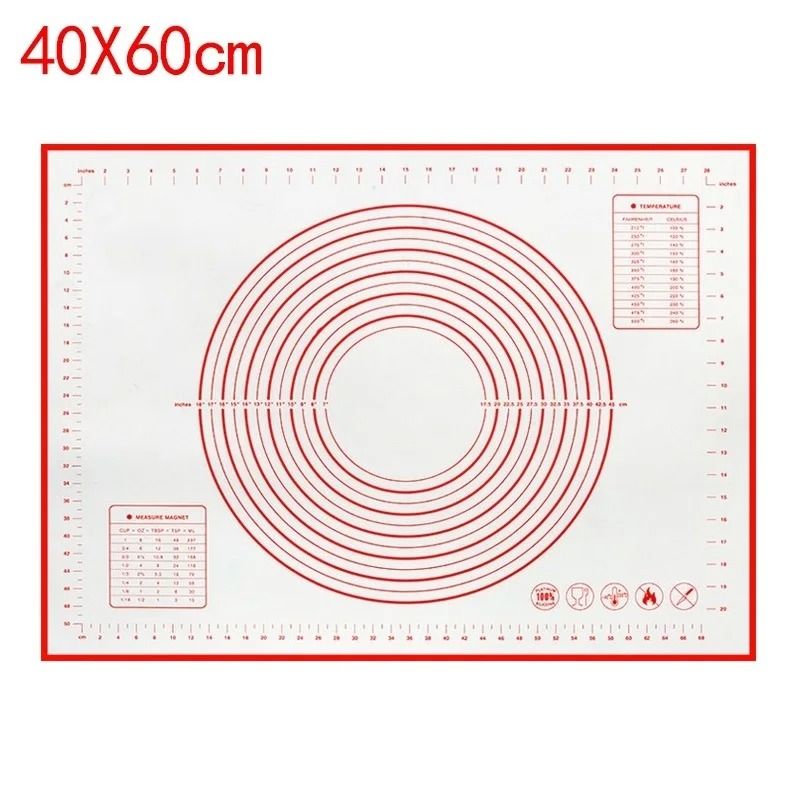Silicone Baking Mat Non Stick Kneading Pad 10