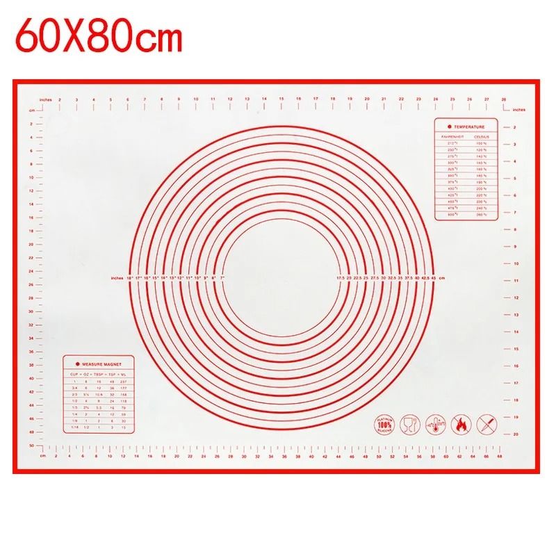 Silicone Baking Mat Non Stick Kneading Pad 14