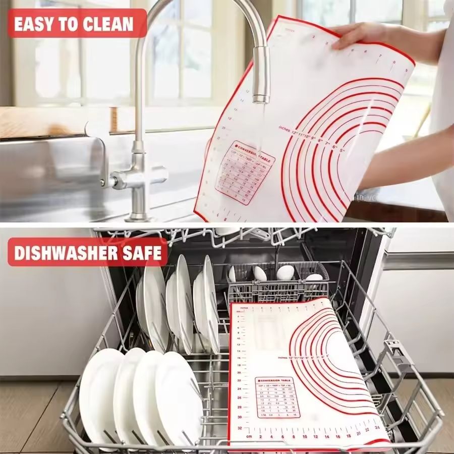Silicone Baking Mat Non Stick Kneading Pad 5