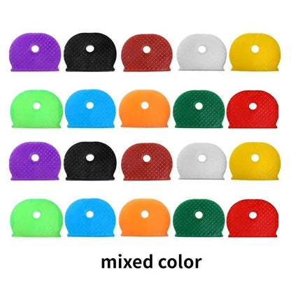 Color Key Sleeve Silicone Key Ring Identifier 6