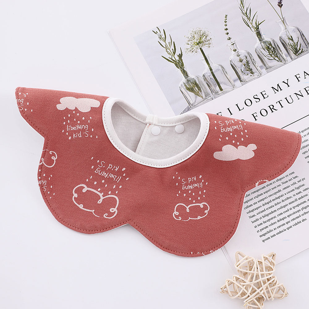 Flower Shape Stuff For Newborns Boy Girl, Baby Bibs Waterproof, Saliva Towel, Feeding Burp Cloth, Infant