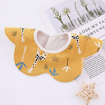 Flower Shape Stuff For Newborns Boy Girl Baby Bibs Waterproof Saliva Towel Feeding Burp Cloth Infan 9
