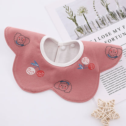Flower Shape Stuff For Newborns Boy Girl Baby Bibs Waterproof Saliva Towel Feeding Burp Cloth Infan 12