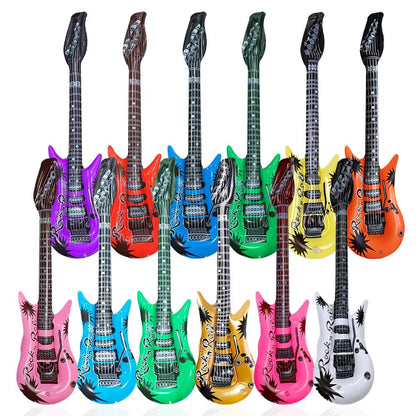 RockStar Inflatable Guitar Set 6Piece 37 PVC Instruments  Stage  Party Props 2