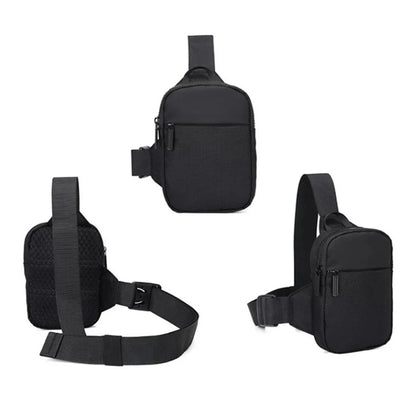 Casual Sling Shoulder Crossbody Pack Nylon Waterproof Travel Phone Bags Mini Chest Bag For Men Wome 1