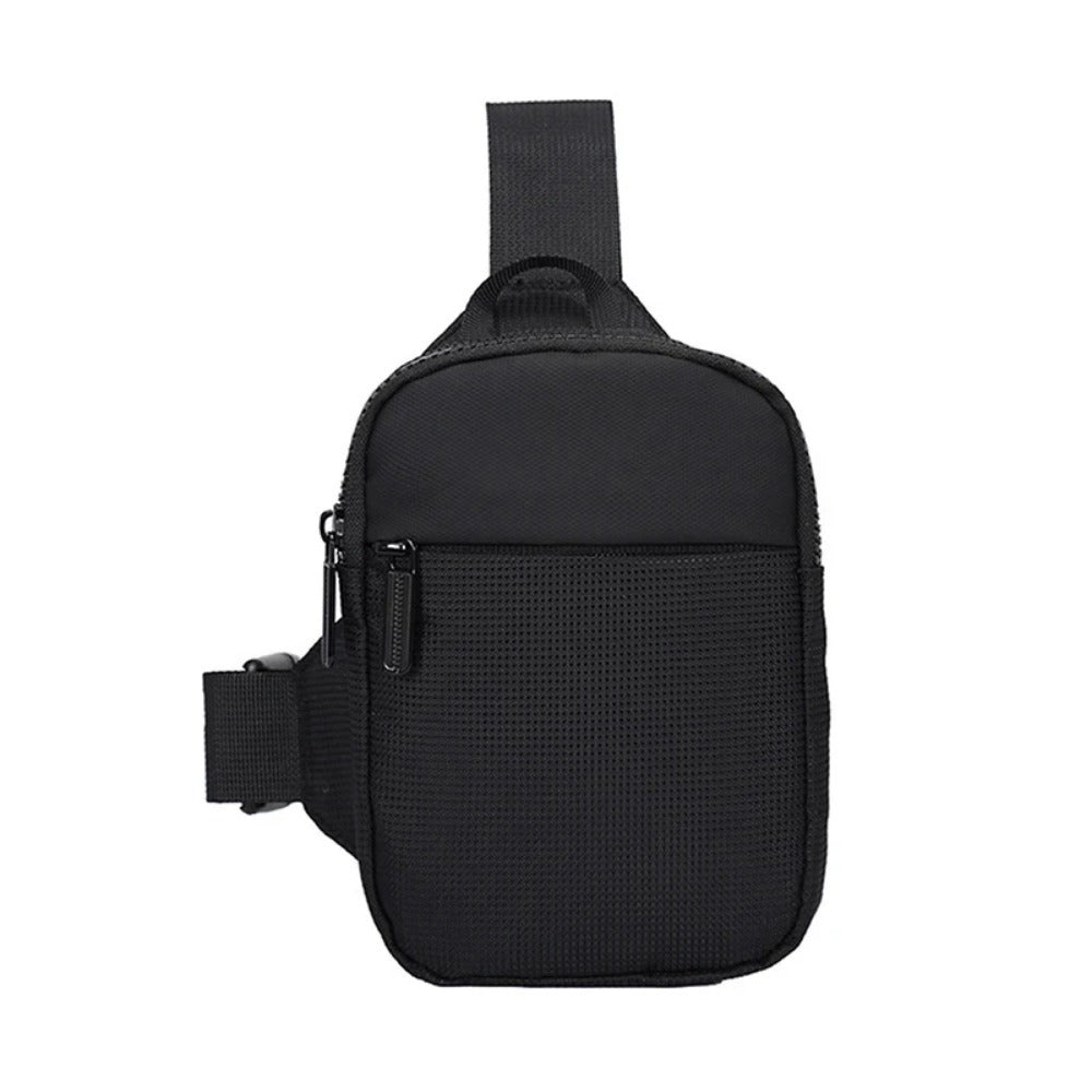 Casual Sling Shoulder Crossbody Pack Nylon Waterproof Travel Phone Bags Mini Chest Bag For Men Wome 5