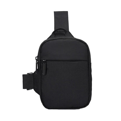 Casual Sling Shoulder Crossbody Pack Nylon Waterproof Travel Phone Bags Mini Chest Bag For Men Wome 5