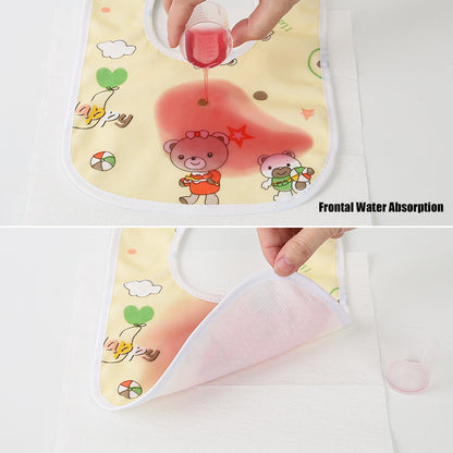 Waterproof Bib Children Baby Bibs Cotton Kids Toddler Scarf Feeding Clothes Protection Newborns Boy 4