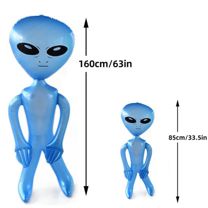 CosmicFun Inflatable Alien Duo  2Pack PVC Toys For Halloween Thanksgiving  Christmas Decor 7