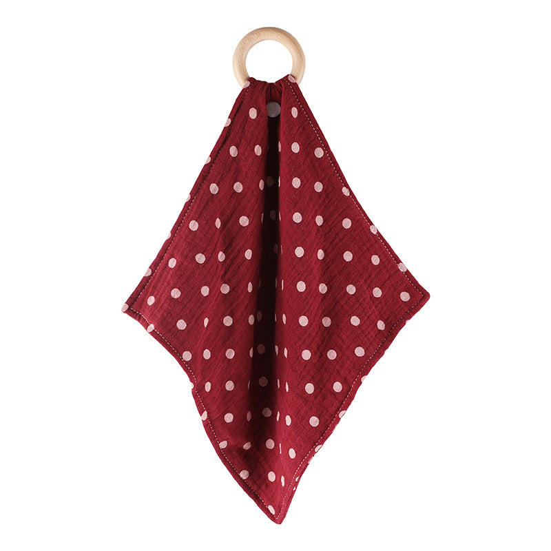 Cartoon Shape Beech Wood Animals Teether Baby Saliva Towel Baby Bibs Cotton New Baby Product Muslin 20