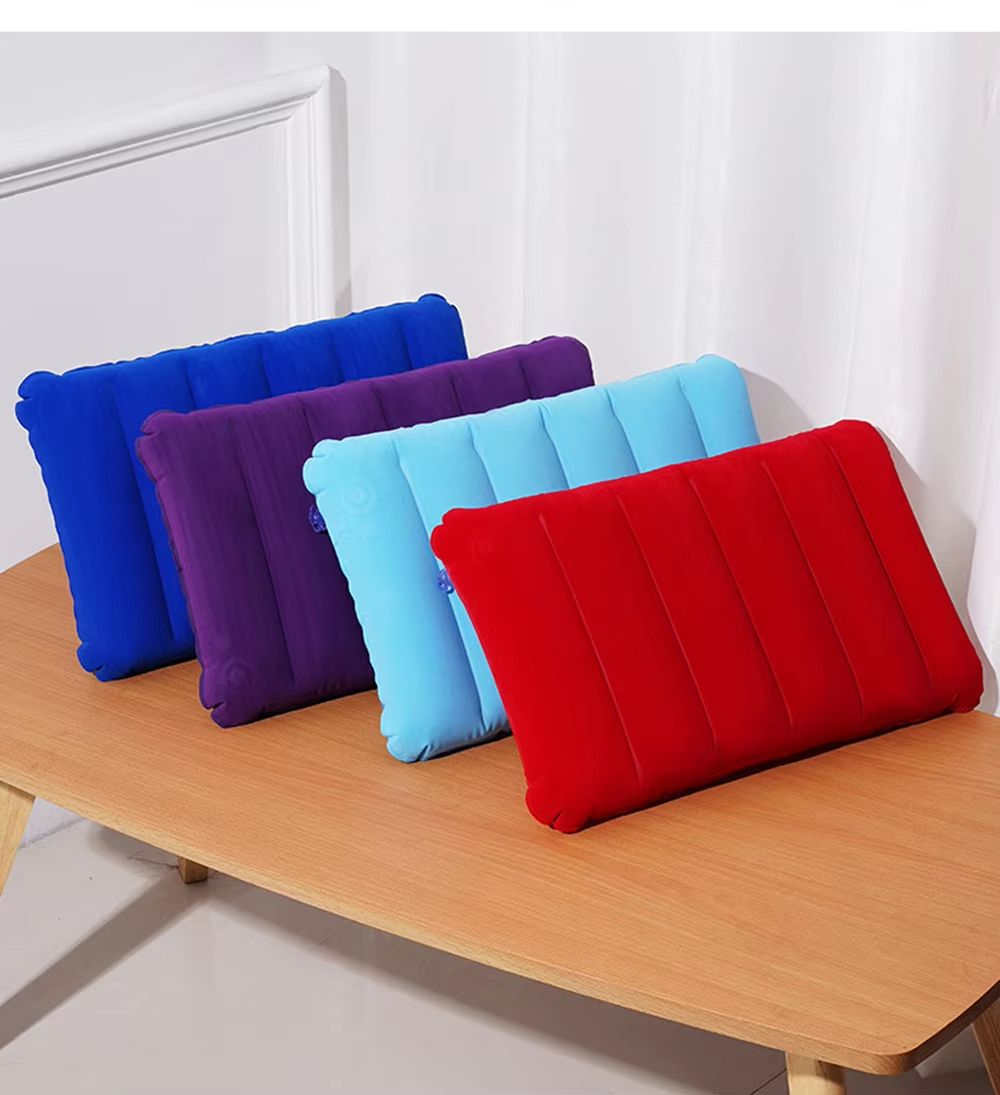 FlexRest Inflatable Folding Travel Pillow  Portable Nap Waist Or Backrest Cushion For Adults 1