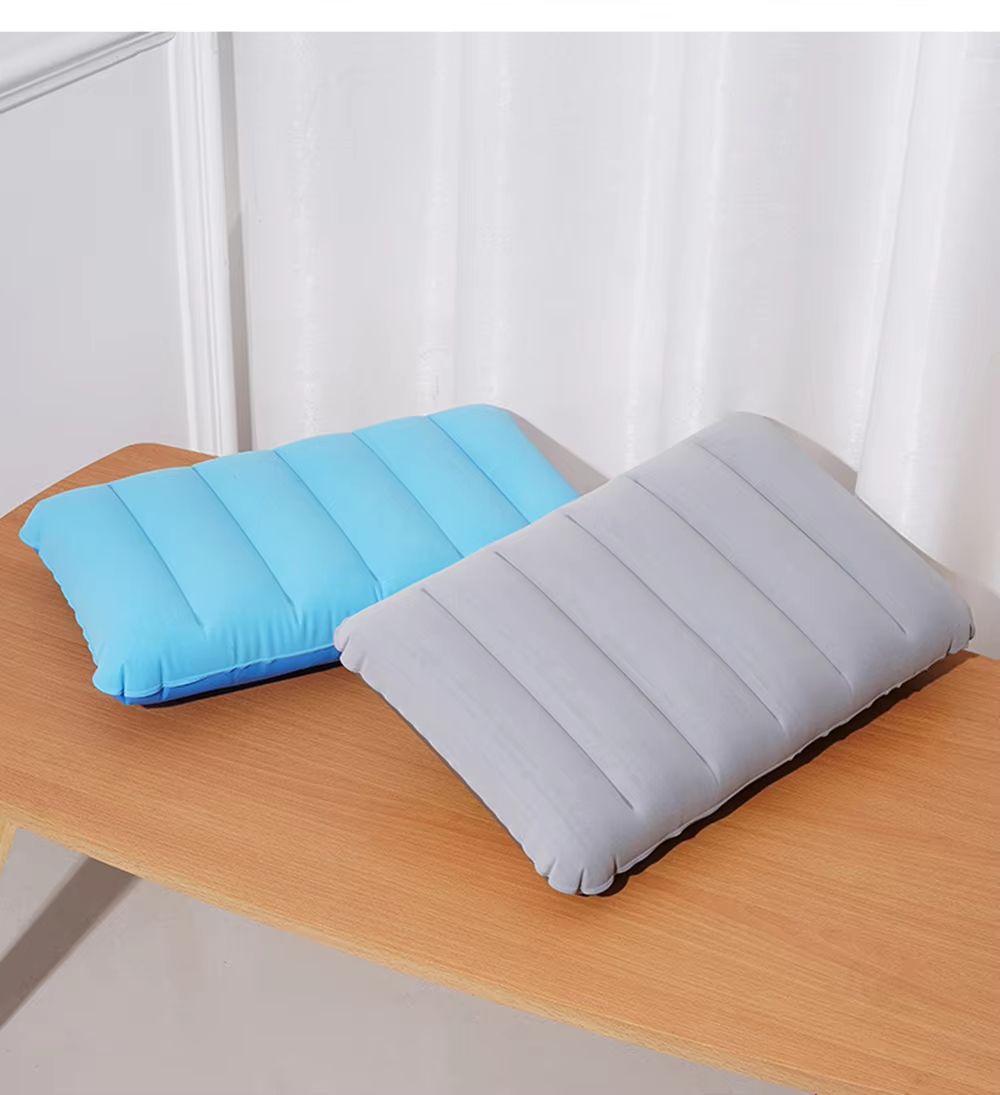 FlexRest Inflatable Folding Travel Pillow  Portable Nap Waist Or Backrest Cushion For Adults 3