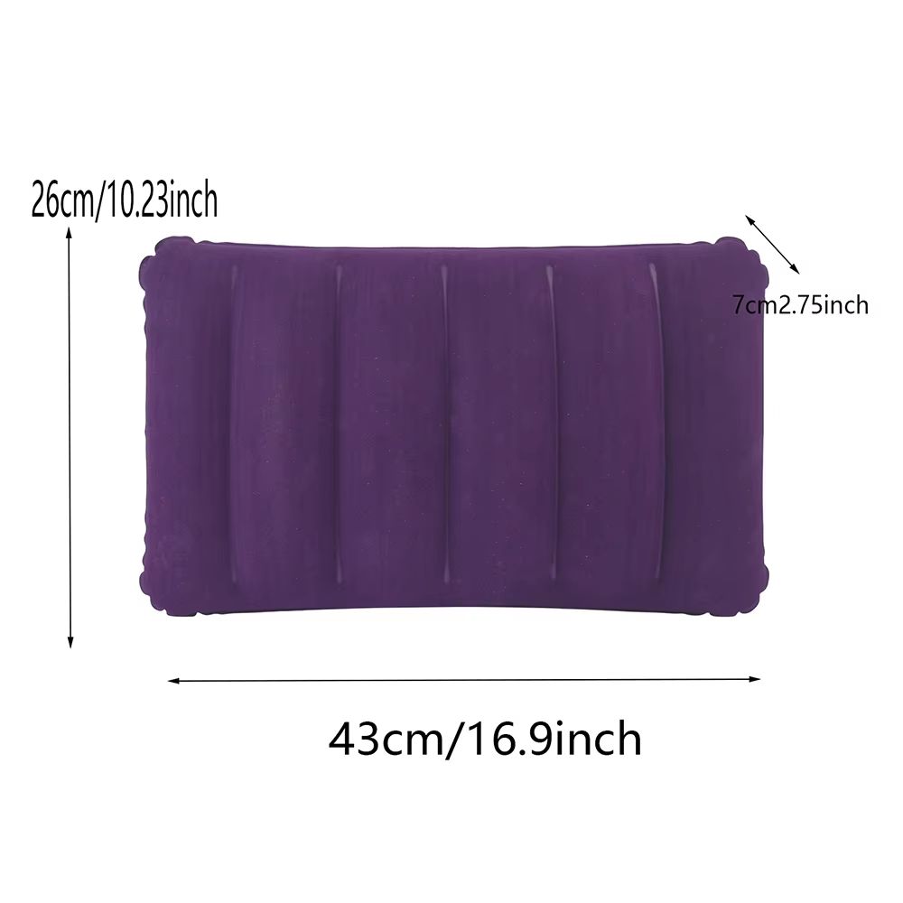 FlexRest Inflatable Folding Travel Pillow  Portable Nap Waist Or Backrest Cushion For Adults 5