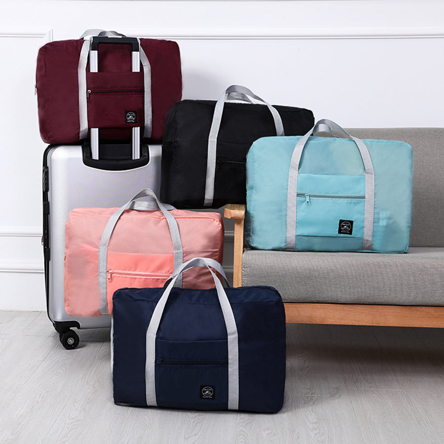 Fold Able Carry On Travel Bags Lightweight Nylon Weekend Totes Large Capacity Storage Bag Multi Fun 1