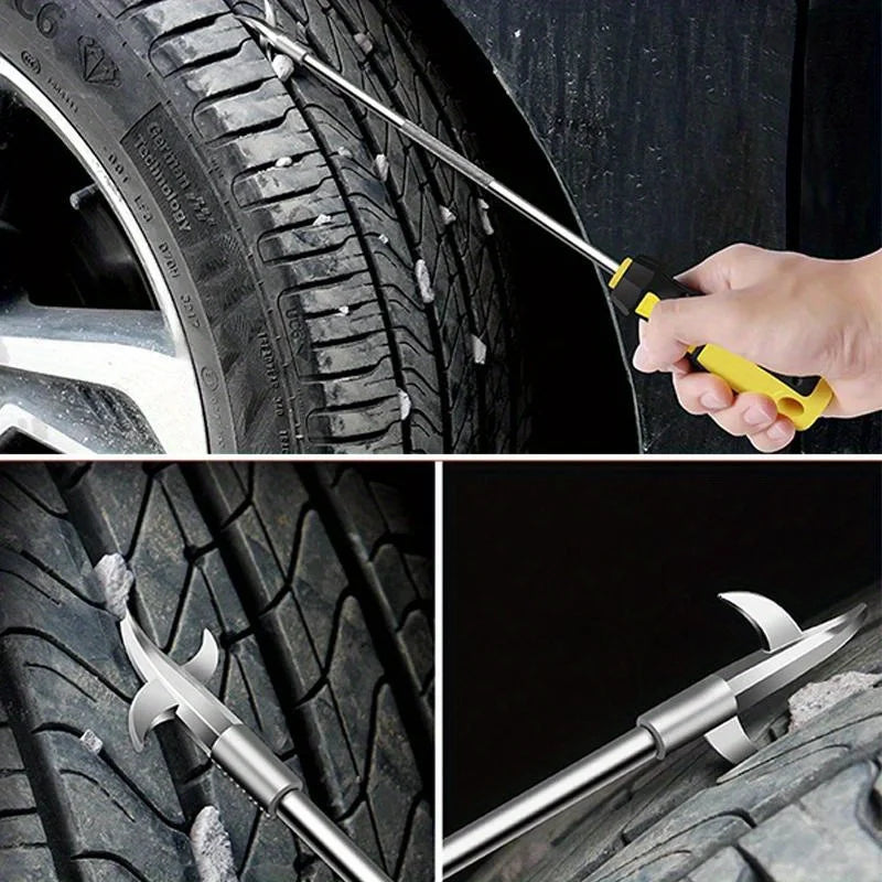 Car Tire Cleaning Hook Stone Tire Gap Buckle Tire Pick Stone Tools Car Tire Buckle Cleaning Tire Re 5