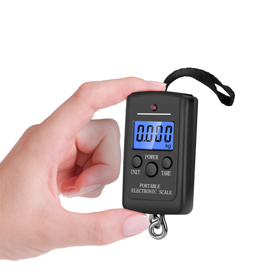 Multi Functional Mini Electronic Digital Portable Hanging Scale Weighs Tool Travel Hook Scales For  5