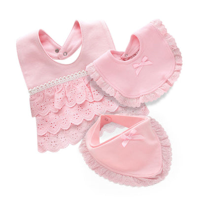 Princess Lace Bow Baby Bibs, Cotton Newborn Bibs For Girls, Lawadka Baby Bibs, Infant Saliva Towels, Cute Girls Boys