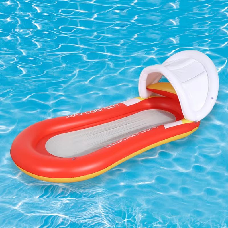 AquaLounger Inflatable Adult Pool Hammock  Premium Float For Pool Beach  Outdoor Lounging 3