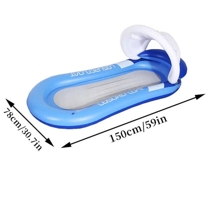 AquaLounger Inflatable Adult Pool Hammock  Premium Float For Pool Beach  Outdoor Lounging 4