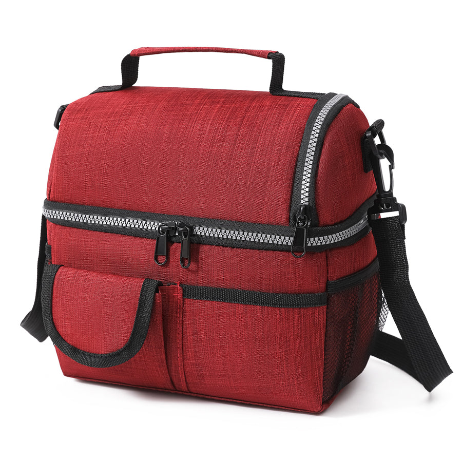 Portable Thermal Lunch Bag Durable Food Box Waterproof Office Cooler Lunch Box Ice Insulated Case 8