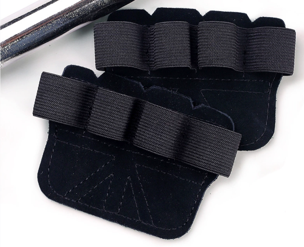 Weight Lifting Pads Cowhide Gym Gloves Anti Skid Fitness Grips Deadlift Power Belt Support Crossfit 4