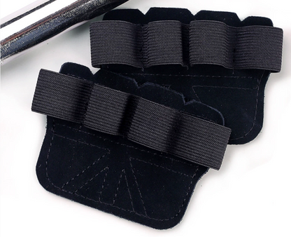 Weight Lifting Pads Cowhide Gym Gloves Anti Skid Fitness Grips Deadlift Power Belt Support Crossfit 4