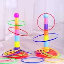 Ring  Stack Play Tower Game Set  Interactive ThrowCircle  Layered Stack Toy For Kids 3