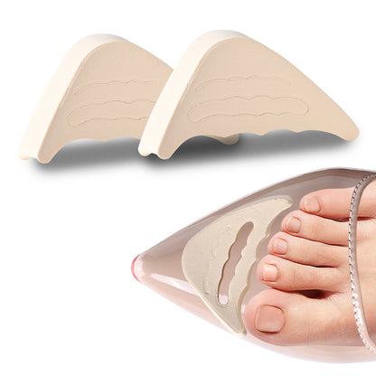 Women High Heel Half Forefoot Cushion, Toe Plug Insoles Pain Relief Protector, Big Shoes Toe Front Filler Adjustment
