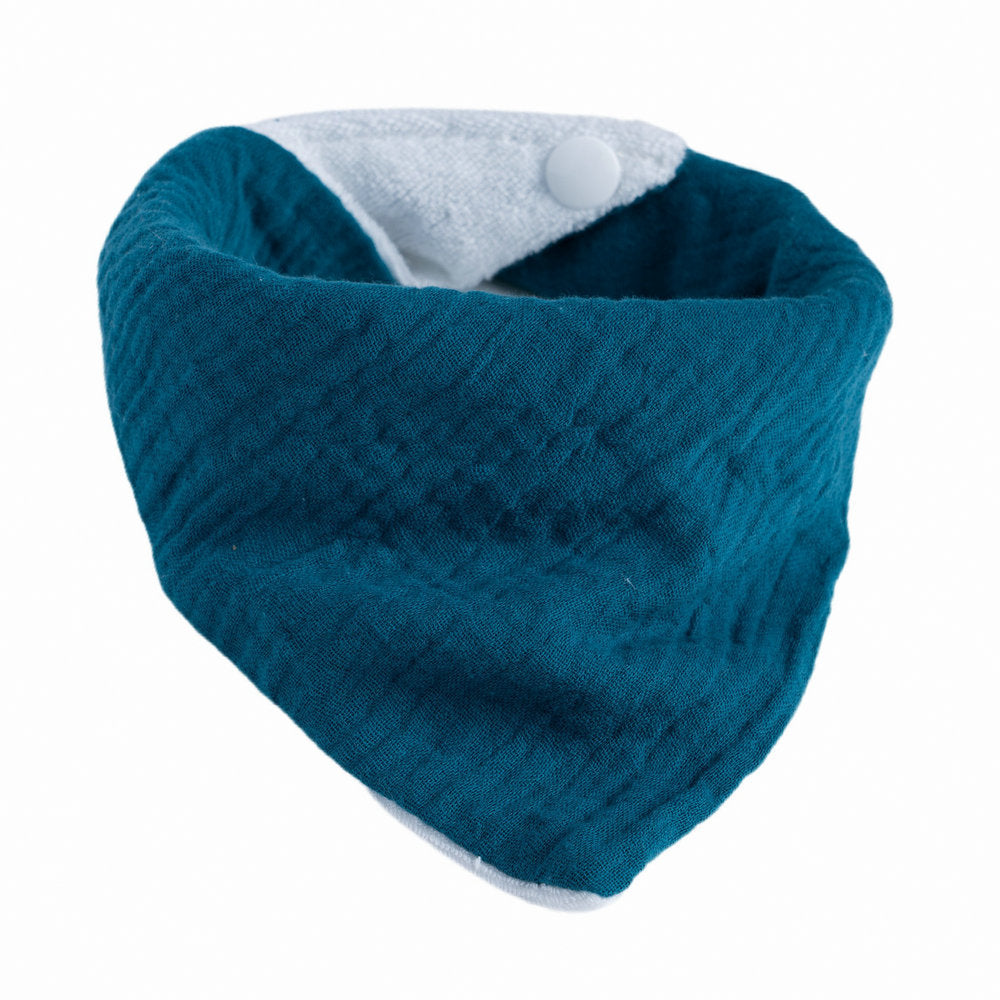 Newborn Solid Color Triangle Scarf Feeding Baby Infant Cotton And Terry Absorbent Saliva Towel Band 4