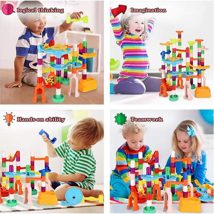 RingRun MarbleTrack  Catapult Building Set  STEM Construction Toy For Kids 1
