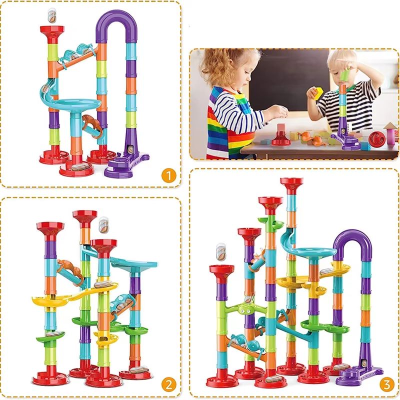 RingRun MarbleTrack  Catapult Building Set  STEM Construction Toy For Kids 3