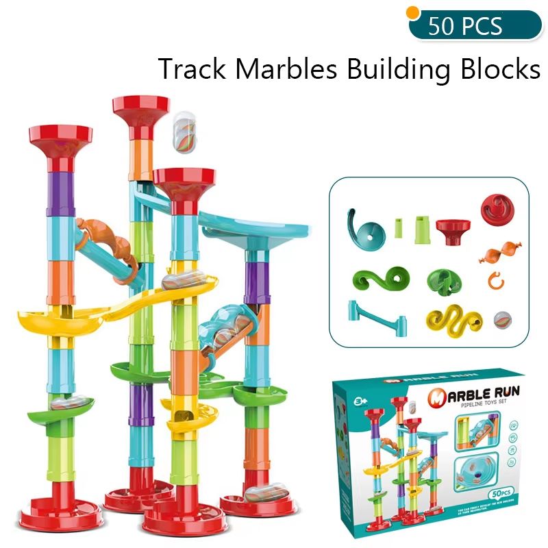 RingRun MarbleTrack  Catapult Building Set  STEM Construction Toy For Kids 7